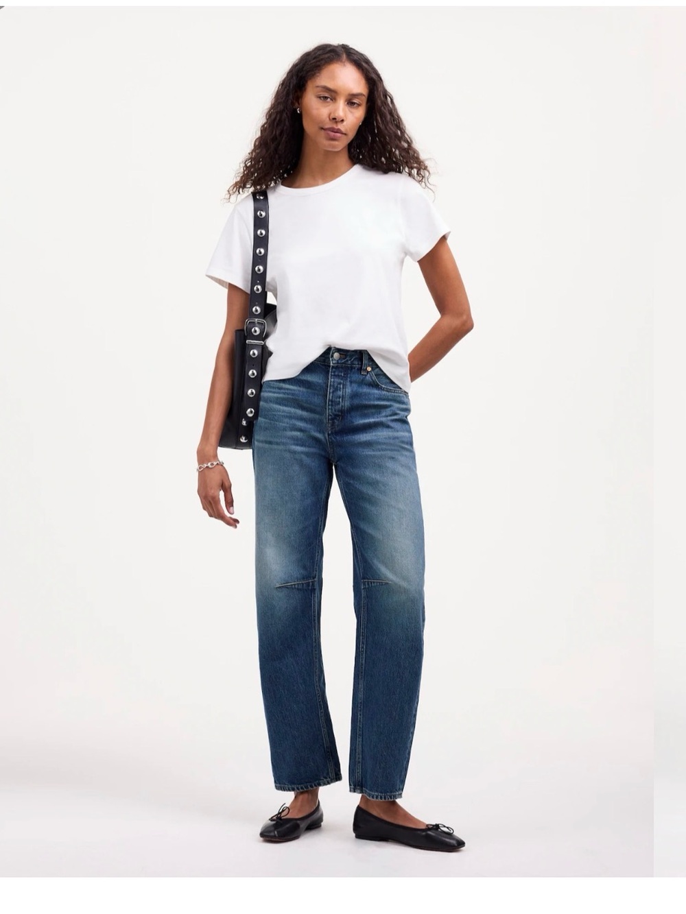 MADEWELL THE DARTED BARREL LEG JEAN IN IRMO WASH